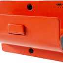 Orange Garage Storage Hooks - Heavy Duty Ladder Wall Mount, Wheelbarrow Hanger, Tool Holder, Hanging Brackets for Ladders, Folding Chairs