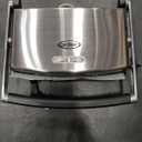 Classic Cuisine 985590BYL Panini Press Grill and Gourmet Sandwich Maker for Healthy Cooking, 12" x 10", Black