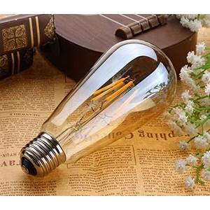 ST64 LED Edison Bulb, Warm White, 6Watt