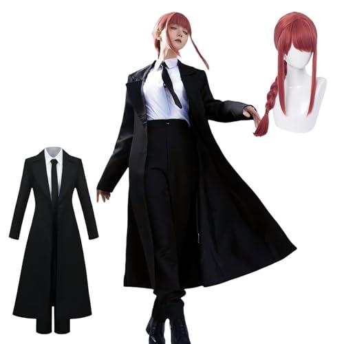 Enchakats Makima Cosplay Costume Adult Anime Cosplay for Women Men Outfits (Makima, XL)