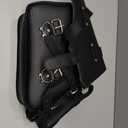 Universal Motorcycle Saddle Bags PU Leather Side Tool Bags for Motorbike Saddle Bag