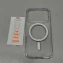 TORRAS Stronger Magnetic Shockproof for iPhone 17 Pro Case, Compatible with MagSafe, Military-Grade Drop Protection, Camera Control, DIY Button, Slim Clear Phone Case for iPhone 17 Pro, Clear