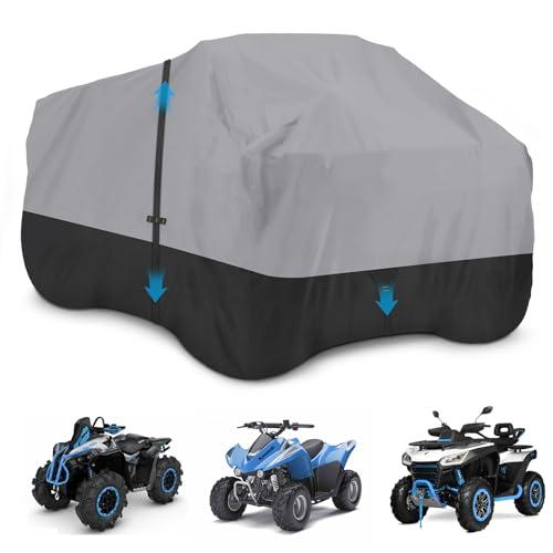 Seapisode ATV Cover, 600D Waterproof & Windproof 1Wheeler Covers Outdoor Storage All Weather Protect,Quad Cover Fit for Polaris Yamaha Suzuki Honda, 75" L x 47W x 37" H