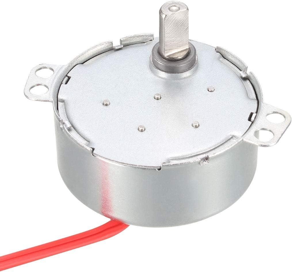 uxcell Metal Gear Synchronous Synchron Motor AC 12V 9-11RPM 50-60Hz CCW/CW 4W for Microwave Oven