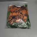 Kids Boys Halloween Long Sleeve T-Shirts Pants Cosplay Suits Christmas Costume With Leaf Skirts (120 (5-6 years), Brown)