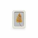 HH 11.8in Clear Wall Sign Leaf Yellow