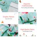 Funnycokid Kids Ugly Christmas Sweater Girls Boys Xmas Sweatshirt Funny Fleece Outfit 3D Print Clothes 4-16 Years (Blue, M)