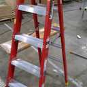 Louisville Ladder 6-Foot Fiberglass Step Ladder, 300-Pound Load Capacity, Type IA, L-3016-06