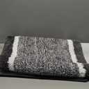 simpWalnut 48x24 Long Bathroom Rugs Non Slip Washable,Large Bath Rugs for Bathroom Floor Tub,Soft Absorbent Quick Dry Bath Mats for Shower, Bathtub, Home Decor, Grey