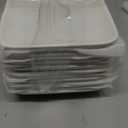 Foraineam Set of 8 Pieces 8 Inch Rectangular Porcelain Platters Dessert, Appetizer, Salad Plates White Serving Trays