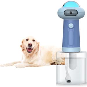 Electric automatic Cat Foam machine - 1200mA Battery, 350ml Capacity, IPX7 Waterproof, Magnetic Charging, Large Foam Production for Cats/Dogs/Pets and Household Cleaning (Blue)
