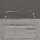 BEYGORM Acrylic Coffee Bar Station Organizer for Countertop,Office Breakroom Clear Snack Tea Storage Accessories Holder for Kcup Pod Condiment Cup Sugar Creamer Syrup, Coffee Gift for Coffee Lovers