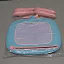 Kikidex Toddlers Toys Age 1-3, Magnetic Drawing Board, Doodle Board Pad Learning and Educational Toys for 1 2 3 Year Old Baby Kids Birthday Gift (Mint Blue)