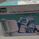 Manual Die Cutting Machine,Embossing Machine for Card Making Crafting, 6" Openning(Gift Box)