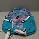High Sierra Loop Backpack, Travel, or Work Bookbag with tablet sleeve, One Size, Sequin Facets/Bluebird/White