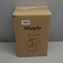 Ollygrin Conical Burr Coffee Grinder Electric, Compact Coffee Grinder for Home Use,Burr Mill Grinder with 30 Precise Grinding Sizes, Touch Panel, Removable Burr & Coffee Container, 2-12 Cups
