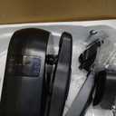 Under Desk Elliptical Machine for Senior Mini Elliptical Leg Exerciser with Remote Quiet Portable Electric Seated Foot Pedal Exerciser for Home Office (Compact)