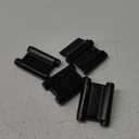 2 Pairs (4Pcs) 3inch Double Action Spring Hinge Stainless Steel Cafe Saloon Door Swing Self Closing Black with Screws