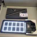 Locontifni 3000W Solar Street Light Outdoor with Motion Sensor & Remote, Super Bright Waterproof Dusk to Dawn LED Floodlight for Driveway, Yard, Parking Lot, Dual-Sided Solar Panel