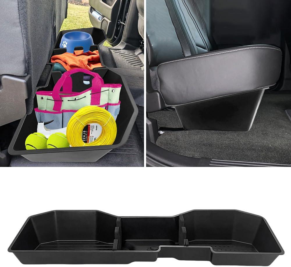Automobile Under Seat Storage Compatible with Chevy Silverado/GMC Sierra (2007-2018) 1500 (2007-2019) 2500HD 3500HD (2007-2018 1500 Model)