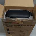 Bonsenkitchen Single Serve Coffee Maker K Cup Pod with 614oz Brew Size 3 Min Fast Brewing Machine with Strength Control, BPAfree Materials, Fits 6.6" Travel Mugs, Silver, Upgrade