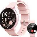 Smart Watch for Men Women Fitness Tracker with 100+ Sport Modes, Activity Trackers for iOS/Android Waterproof/Heart Rate/Sleep/Steps Monitor/Pedometer Monitor Monitor (Pink)