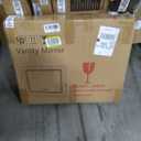 Vanity Mirror with Lights, 23"x 18" Large LED Lighted Mirror with Detachable 10X Magnification & 3 Colors Modes, and USB Charging Port for Vanity Desk Tabletop (White, 23 * 18)