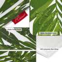 Pcinfuns Outdoor Chair Cushion 22 x 22 Inch Seat Cushions for Patio Furniture Garden Sofa Couch Chair Pads with Adjustable Straps Set of 2, Green Leaves