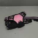 rabbitgoo Dog Harness for Large Dogs, No Pull Pet Vest with 3 Buckles, Adjustable Soft Padded Pet Harness with Easy Control Handle and Reflective Strips, Light Pink, Large