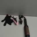 Upgraded Infrared Bounce Brush, Heated Thermal Round Brush with 5 Heat Settings & LED Display, 1.5 Inch lonic for Hair Straightener & Curling Wand, Dual Voltage, Blowout Look, Gifts for Women