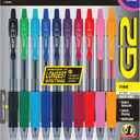 PILOT G2 Premium Refillable and Retractable Rolling Ball Gel Pens, 0.7mm Fine Point, Assorted Color Inks (New Rose Pink & Grape Inks), 10-Pack