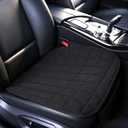 Suninbox Linen Seat Cover for Car,Bottom Seat Covers for Trucks,Car Seat Pad,Seat Cushion Breathable Ventilated Front Seat Only[Black]
