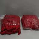 2 Packs Burgundy Spandex Table Clothes for 6 Foot Rectangle Tables, Wrinkle Resistant Fitted Tables Cover, Washable Stretch Table Skirts for Weddings Parties Banquet Birthday Festival