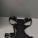 rabbitgoo Dog Harness No Pull with 2 Leash Clips, Adjustable Soft Padded, Reflective Oxford No Choke Pet Vest with Easy Control Handle for Medium Sized Dogs, Black, M