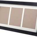 Wooden Picture Frame 3-grid Tabletop Photo Display Frame
Wall Hanging, Black Finish, Simple Appearance for Home Decoration, Display Multiple Photos