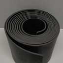 DGSL Neoprene Rubber Sheet 4" Wide x 1/8" Thick x 10' Long, Solid Rubber Rolls Use for Gaskets DIY Material, Pads, Crafts, Weather Stripping, Flooring, Black (No Adhesive)