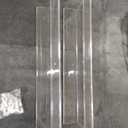 6 Pack Acrylic Shelves for Wall Storage, 15" x 4“ Floating Bookshelves for Kids, Display Shelf Organizer for Bathroom, Bedroom, Living Room, Kitchen, Room Decor, Clear