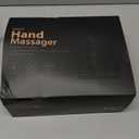 WUX Hand Massager with Heat Compression Relief, 3 Massage 4 Temperatures 5 Compression Models Therapy Glove, Arthritis & Wrist Carpal Tunnel Muscles Pressure Point Therapy, Ideal Gifts for Women/Men (White)