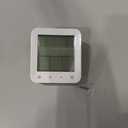 Digital Shower Clock Waterproof, Bathroom Wall Clock Timer with Touch Screen, Temperature, LCD Display, Suction Cup Hanging Hole Stand for Kids and Adults (White)