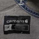 Carhartt Girls Loose Fit Jean Overall Shorts Denim Shortalls (12, Medium Wash Denim Blue)