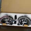 For 2023 Je-ep JLRGBW headlight - 9 Inch LED Headlights RGB for 2019-2024+ Wrangler Gladiator JT JL JLU Unlimited Sport Rubicon Sahara, 9" LED Headlight DOT w/ Cellphone Controlled Halo Demon Eye DRL