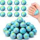 24 Pcs Cartoon Themed Stress Balls Bulk Squeezable Sensory Fidget Relief Balls 1.6" Party Favors Supplies Goodie Bag Stuffers Hand Therapy for Adult Teens (Sponge Themed)