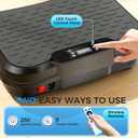 Vibration Plate Exercise Machine,Vibration Plate for Lymphatic Drainage Power Vibration Plate Machine Support 450 Lbs 250 Adjustable Speeds,Vibrating Plate Shake Plate Weight Loss