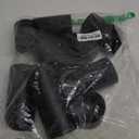 Flameless Candles with Remote, Battery Operated Flickering Flameless Candles, LED Candles with Timer 2/4/6/8H, with Realistic LED Candles Set of 9 (D3 x H 3" 4" 5" 6" 7") (Black)