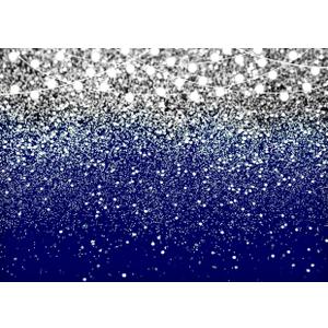 10x8ft Royal Blue Backdrop for Party Graduation Photo Backdrop Birthday Wedding Prom Decorations F137 (Silver)