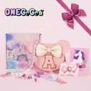 Toddler Purse Gifts for Girls, Little Girl Gifts Princess Dress Up Jewelry Mermaid Toys Mini Mouse Ears Birthday Gifts for Girls 3 4 5 6 7 8 Year old (A, Pink)