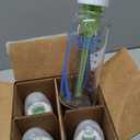 Dr. Brown's Anti-Colic Options+ Narrow Glass Baby Bottle with Level 1 Slow Flow Nipple, BPA-Free, 8 oz/250 mL, 0m+, 4-Pack