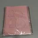 2 x Rileys & Co 2025 Deco Weekly Planner - Annual Weekly & Monthly Agenda Planner, Jan - Dec 2025, Flexible Cover, Notes Pages, Twin-Wire Binding (6 x 8-Inches, Pink)