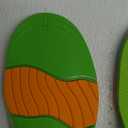 Bacophy Kids Orthotic Arch Support Insoles, Plantar Fasciitis Cushioning Shoe Inserts, Shock Absorption Velvet Surfaces Deep Heel Cup Chinldren Inner Soles for Flat Feet, Feet Heel Pain Relief (XL) (3.5-5.5 M Little Kid, Green)