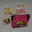 Jenaai 148 Pcs Softball Party Favors Include Drawstring Bags Charm Bracelets Keychain Hair Ties and Stickers, Softball Theme Gifts Party Favors for Women Birthday(Classic)